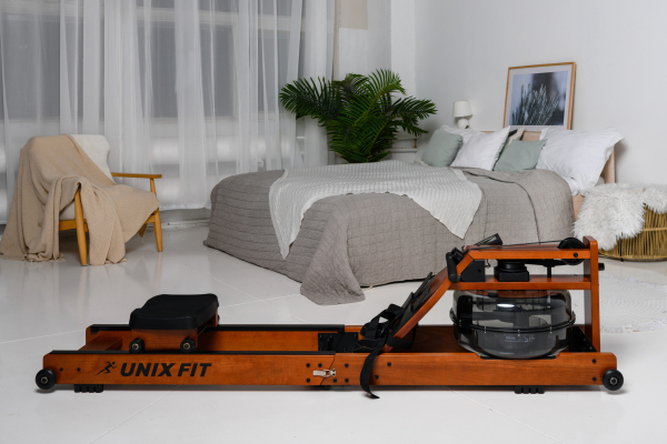 Гребной тренажер UnixFit Fit Wood Rower Dark