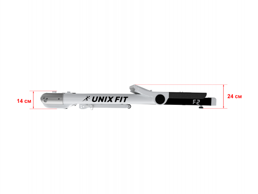 Беговая дорожка UnixFit Hi-tech F2 Arctic Ice