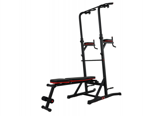 Турник-пресс-брусья со скамьей  UnixFit POWER TOWER 150P