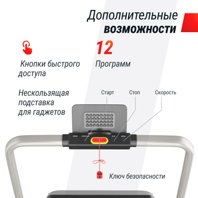 Беговая дорожка UnixFit R-260N
