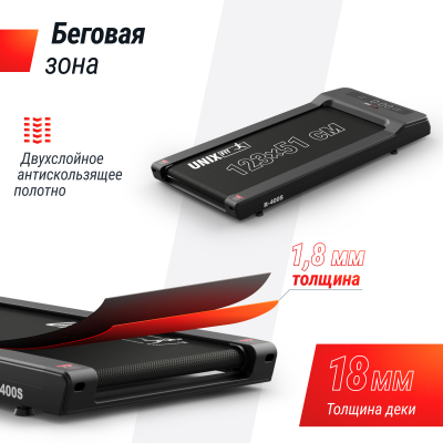 Беговая дорожка UnixFit R-400S