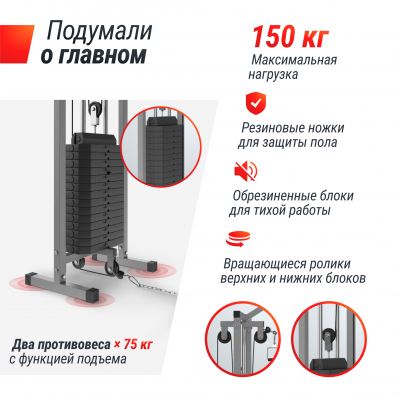 Кроссовер UnixFit Station 150 (два блока)