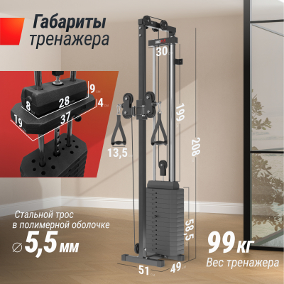 Кроссовер UnixFit Station 67 (один блок)