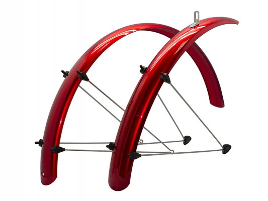 Крылья  SKS PET SPB 60мм, 26", бордовый металлик