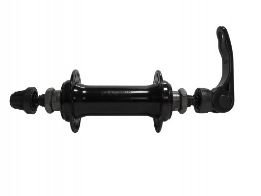 Втулка  TBS MTB передняя стальная 3/8x14Gx36Hx100x108 с эксцентриком чёрная