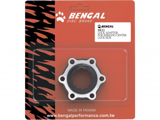 Адаптер тормозной диск  BENGAL 6 болтов/втулка Shimano central lock