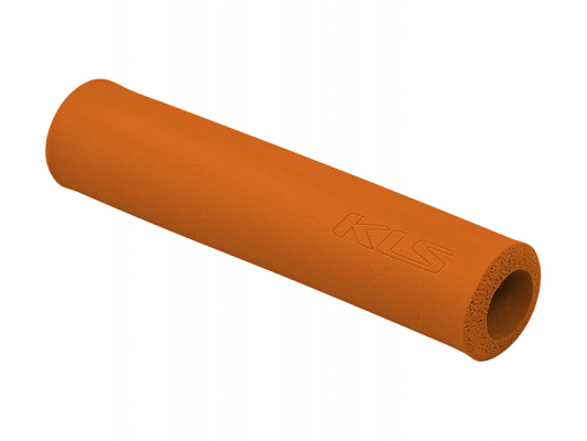 Велосипедные грипсы Kellys SILICA 130мм, силикон, оранжевый