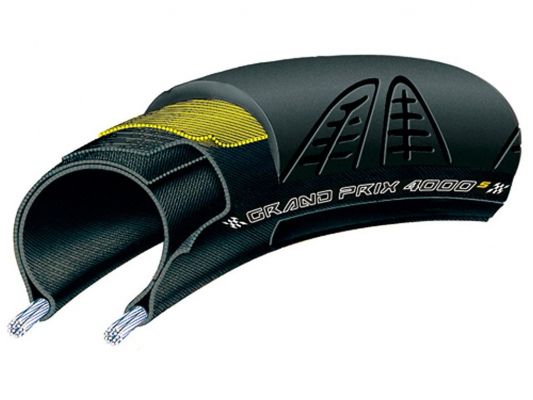 Покрышка CONTINENTAL Grand Prix 4000 S II, 650x23C (23-571) BlackChili