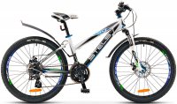 Велосипед Stels Navigator 470 MD, колеса 24", бело-чёрный (2017)