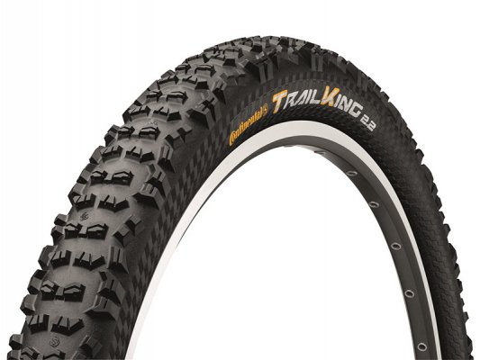 Покрышка CONTINENTAL Trail King  27.5 x 2.2,(55-584), чёрный/чёрный складная.