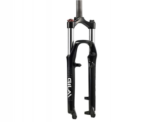 Велосипедная вилка RST GILA ML 26", черная, пружинно-эластомерная