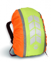 Чехол на рюкзак  "МИКС", цвет оранж-лимон, объем 20-40 л,  PROTECT