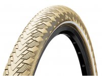 Покрышка CONTINENTAL Contact Cruiser 26 x 2,0 (50-559)  кремовая с светоотражающей полосой