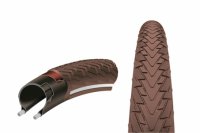 Покрышка  CONTINENTAL Contact Cruiser 26 x 2,2 (55-559) коричневая  с светоотражающей полосой