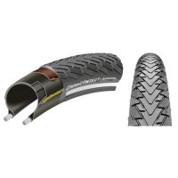 Покрышка  CONTINENTAL Contact Cruiser 28 x 2,2 (55-622) чёрная с светоотражающей полосой