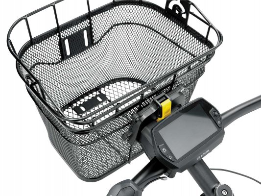 Корзина для велосипеда  TOPEAK Basket Front w/E-bike compatible fixer 3e  крепление подходит д/электровел-да, черная