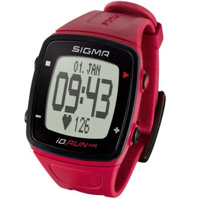 Часы спортивные  Sigma SPORT iD.RUN HR: скорость и расстояние (на основе GPS), индикатор расстояния
