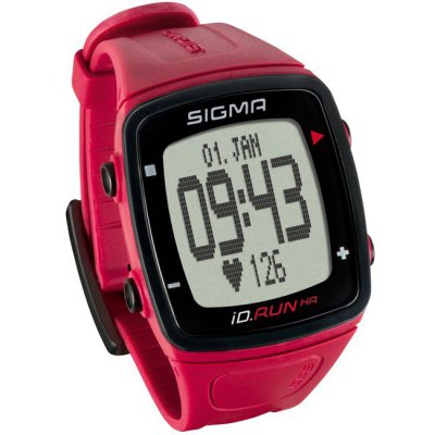 Часы спортивные  Sigma SPORT iD.RUN HR: скорость и расстояние (на основе GPS), индикатор расстояния