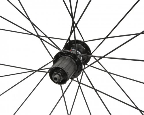 Комплект колес  SHIMANO R501A, 28", плоские спицы, цвет: черный