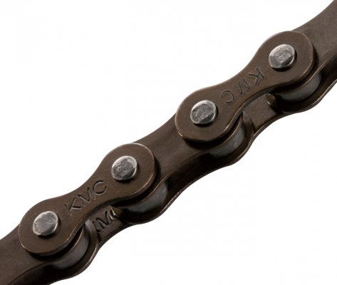 Цепь  KMC Z1 WIDE, 1 ск., 1/2x1/8"Х116, коричневая, без уп.