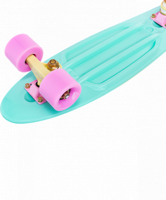 Круизер пластиковый RIDEX 22"x6", ABEC-7,  Minty 1/6