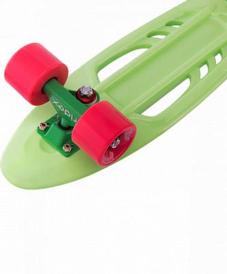 Круизер пластиковый  RIDEX 22"x6", ABEC-7, Greencie 1/6