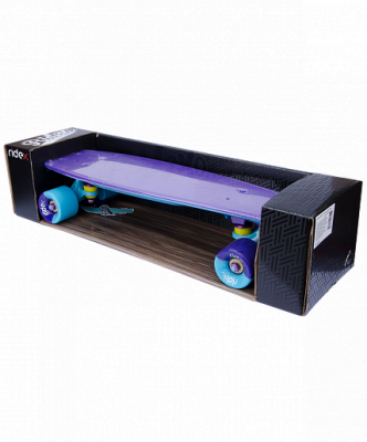 Круизер пластиковый  RIDEX 22"x6", ABEC-9, Paradise 1/6