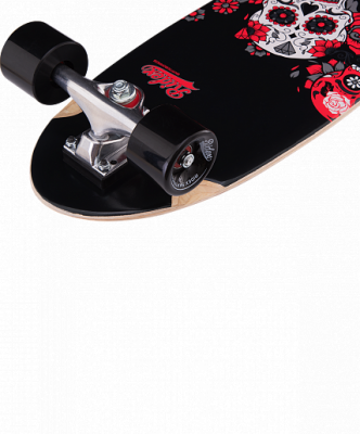 Круизер деревянный  RIDEX 28.5"X8.25", ABEC-5, Los Muertos 1/2
