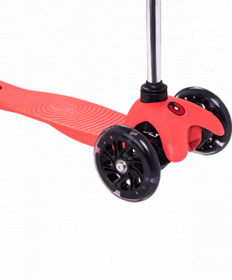 Самокат  RIDEX  3D Zippy 2.0 (120/80 мм), красный