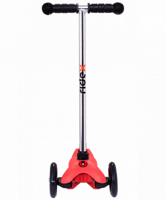 Самокат  RIDEX  3D Zippy 2.0 (120/80 мм), красный