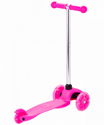 Самокат  RIDEX  3D Zippy 2.0 (120/80 мм), розовый