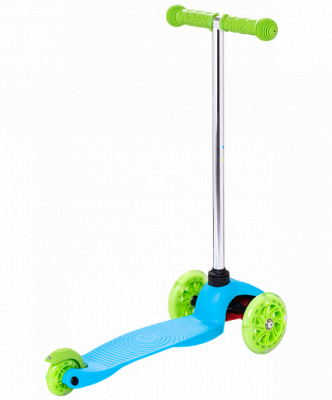 Самокат  RIDEX  3D Zippy 2.0 (120/80 мм), голубой