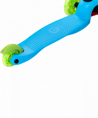 Самокат  RIDEX  3D Zippy 2.0 (120/80 мм), голубой