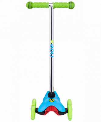 Самокат  RIDEX  3D Zippy 2.0 (120/80 мм), голубой