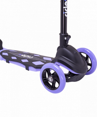Самокат  RIDEX  3D Robin (120/90 мм), фиолетовый