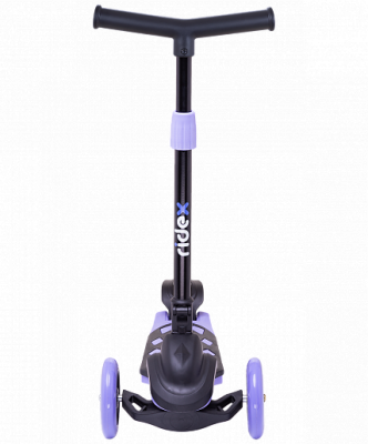 Самокат  RIDEX  3D Robin (120/90 мм), фиолетовый