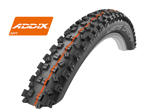 Покрышка  Schwalbe 26x2.35 HANS DAMPF EVOLUTION LINE SUPER GRAVITY, TL Easy, E-25