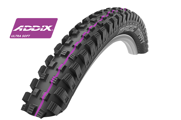 Покрышка  Schwalbe 26x2.35 MAGIC MARY Addix Ultra Soft Super Gravity, TL Easy, E-25