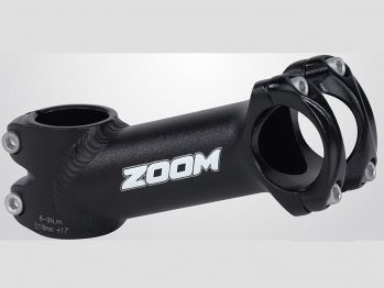 Вынос руля Zoom TDS-AD368A-8, МТВ, 1-1/8" х 75мм х 25,4мм х 10*, высота 45мм, матов.чёрный