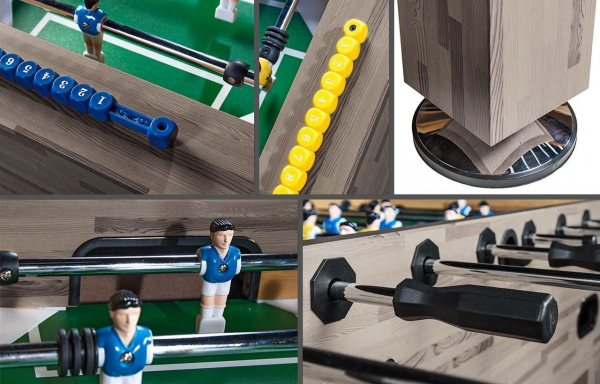 Настольный футбол Weekend Billiard Company «Champion Pro» (140х74х86, сельский дуб)