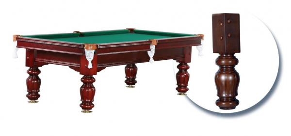 Бильярдный стол для русского бильярда Weekend Billiard Company «Classic II» 8 ф (махагон)