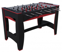 Игровой стол - футбол Weekend Billiard Company "Hit" (122x63.5x78.7 см, черно-красный)