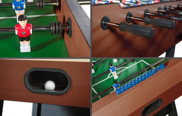 Настольный футбол (кикер) Weekend Billiard Company «Maccabi» (140x75x89, махагон, складной)