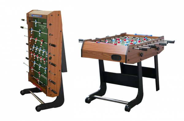 Настольный футбол (кикер) Weekend Billiard Company «Maccabi Mini» (121x61x81, орех, складной)