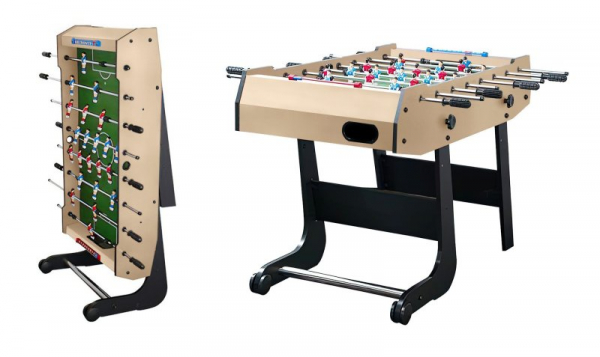 Настольный футбол (кикер) Weekend Billiard Company «Maccabi Mini» (121x61x81, светлый, складной)