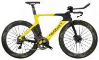 Велосипед Wilier Turbine Disc Two Force AXS 2x12 DT Swiss Yellow/black (2023)