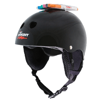 Зимний шлем Wipeout с фломастерами