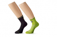Носки Assos Mille Sock Evo7 - 2 пары / Зеленый