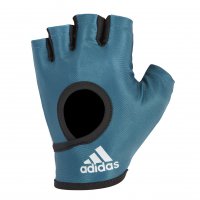 Перчатки для фитнеса Adidas сине-зеленые
