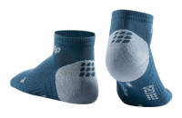 Мужские спортивные компрессионные носки CEP Low Cut Socks 3.0 / Темно-синий